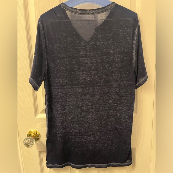 Express Mens Short Sleeve Split Shirt Henley
Navy/Blue - Picture 8 of 8